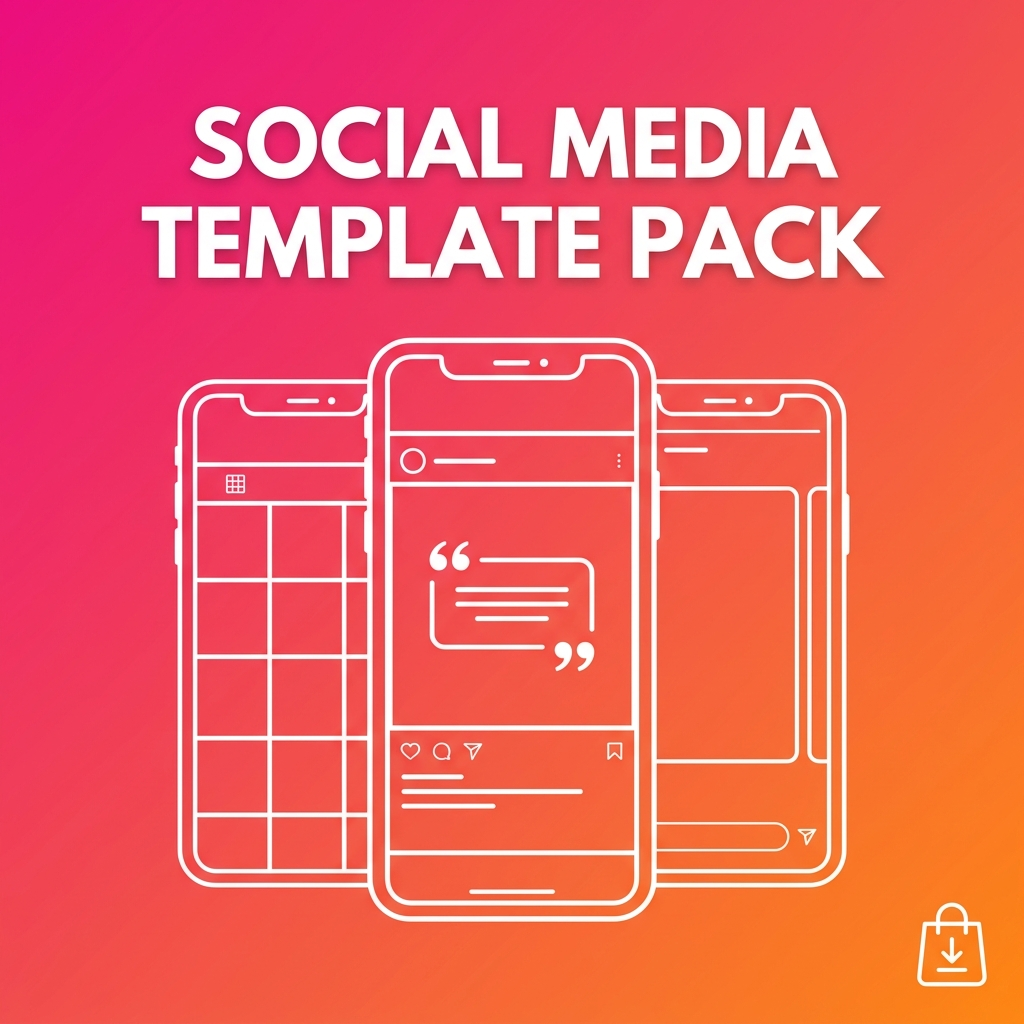 Aesthetic Social Media Template Pack (Canva)
